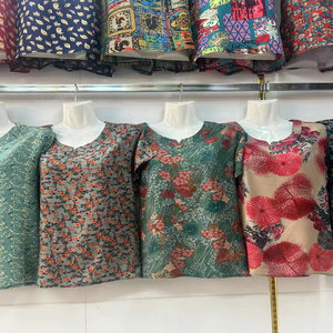 1.98 dollaro modello WYF001 Casual top estate manica corta all'ingrosso elegante <span class=keywords><strong>camicette</strong></span> da <span class=keywords><strong>donna</strong></span> e camicie con colori - Product Image 5