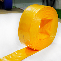 Offres Spéciales 1 "-12" 2 "4" 6 "8" 50m 100m Tuyau en PVC plat pour l'irrigation agricole sans odeur avec service de traitement de coupe