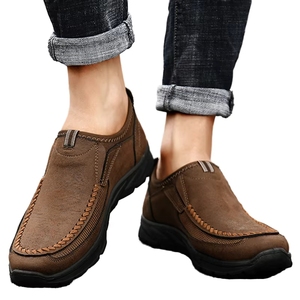 Chaussures décontractées pour hommes, mocassins, baskets, nouvelle mode 2021, chaussures décontractées rétro faites à la main pour hommes - Product Image 3