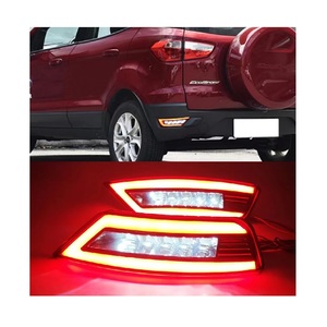 AURON - Réflecteur arrière de pare-chocs LED ABS pour Ecosport 2014-2019 - Clignotant rouge - 12V - Garantie 1 an - Certifié ISO9001 - Product Image 1