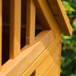 Maisonnette de jeu en bois rentable pour enfants, cabane extérieure avec jardinières, vente en gros de maisons de jeu en bois pour tout-petits - Product Image 5