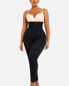 Leggings de mujer de cintura alta con control de abdomen, pantalones de entrenamiento moldeadores, levanta glúteos, realza la <span class=keywords><strong>forma</strong></span>, diseño con cremallera, para yoga y <span class=keywords><strong>gimnasio</strong></span> - Product Image 6