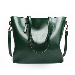 Sac à main pour femme en cuir PU huilé, grand sac fourre-tout, grands sacs à bandoulière pour femmes - Product Image 5