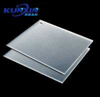 Feuille de diffuseur de lumière LED acrylique PMMA translucide optique à haute transmission de la lumière