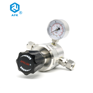 Régulateur de pression en acier inoxydable à simple et double jauge Filetage de corps de 1/2 pouces - Product Image 2