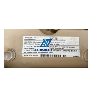 Moteur diesel 6C8.3 6CT8.3 Tier 2 186 KW 249 ch 2200 tr/min pour excavatrice hydraulique R320LC7 R330LC9S - Product Image 6