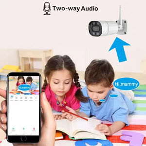 Aplicación Eseecloud, Revisión Remota, IP66, Audio Bidireccional, 8 Canales, 5MP, Visión Nocturna a Todo Color, Conjunto de Cámara CCTV Inalámbrica, <span class=keywords><strong>Pantalla</strong></span> NVR, Disco Duro de 1TB - Product Image 2