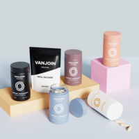 Bouteilles en verre hautes et droites de 150 ml et 180 ml pour capsules, flacons pharmaceutiques pour comprimés et vitamines avec boîte cadeau d'emballage