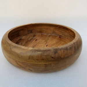 Bol de cuisine en bois de manguier fait à la main pour servir le mélange et la salade Bol en bois rustique durable pour la cuisson des fruits et la table - Product Image 1