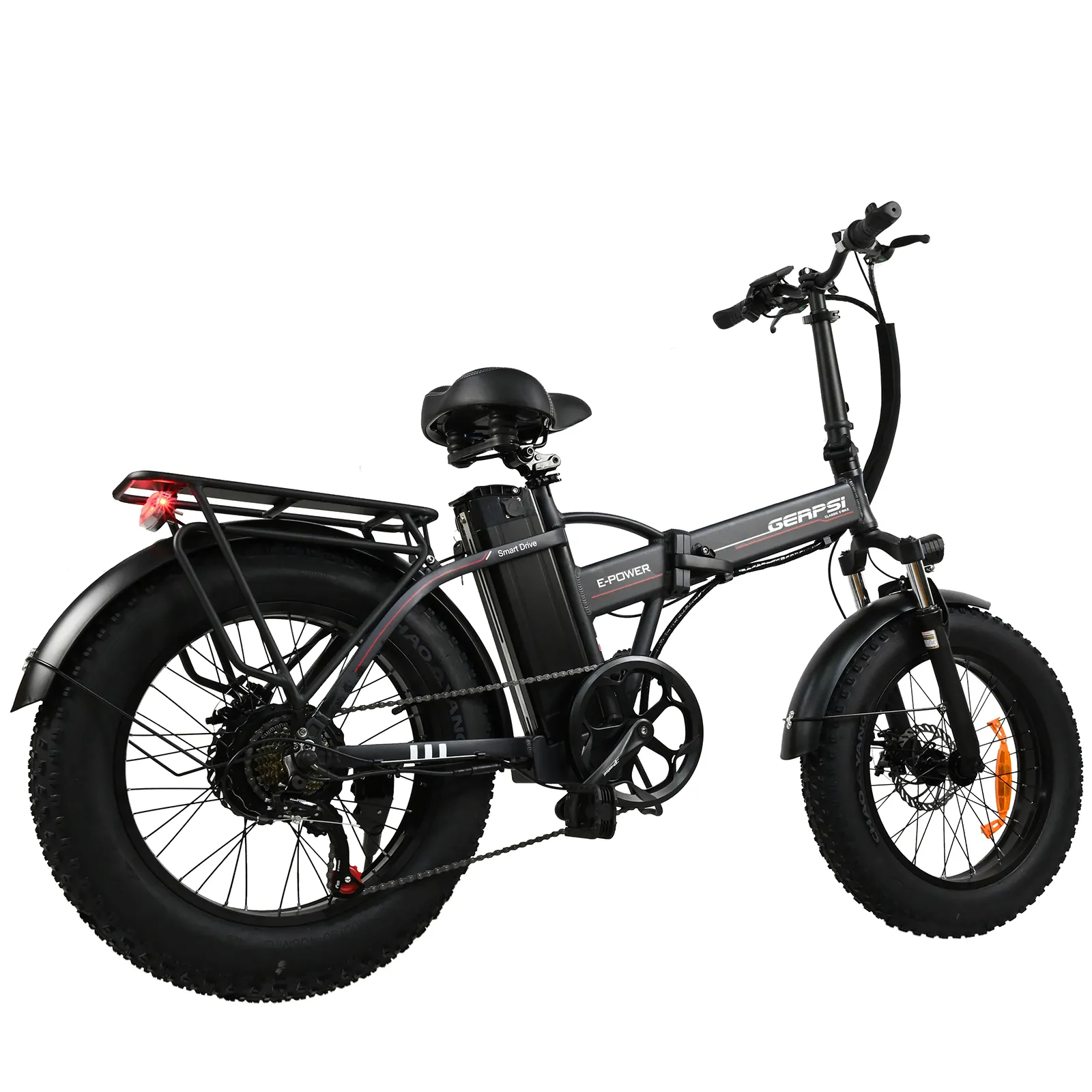 전자 자전거 250W EB-DZ2002 EU 창고 전자 자전거 전기 자전거 26 "* 4.0 지방 타이어 접이식 충전식 자전거 모터 자전거