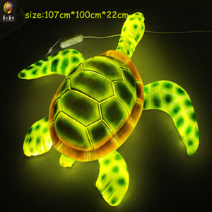 Lanterna Animale 3D Personalizzata con Illuminazione, in Seta e Metallo, Colorata, per Interni/Esterni, Spettacolo di Luci a Tema Dinosauro, per Capodanno Cinese, Halloween, Pasqua - Product Image 3