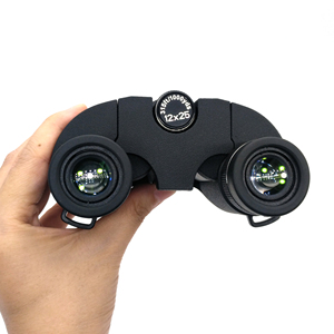 Jumelles compactes étanches SECOZOOM YBSP18 12x25 pour adultes, observation des oiseaux, petite taille, vision nocturne faible luminosité, pupille externe 18 mm - Product Image 5