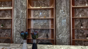 Pierre naturelle du Brésil, quartzite blanc Avalanche, quartzite Burlesque, marbre pour comptoirs de cuisine sur mesure, dessus de vanité, décoration murale - Product Image 4