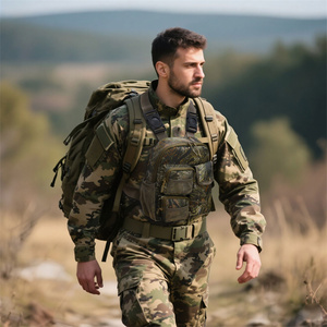 Durable Stealth Camo Hunting Fanny Waist and Leg Pack Adjustable Buckle Tactical <strong>Sling</strong> Shoulder <strong>Bag</strong> with Comfortable Neck Pad - Product Image 5