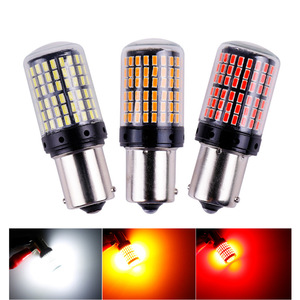 ไฟเลี้ยว LED สำหรับรถยนต์ (144 ดวง, 1156, Ba15s, 1157), ตัวถอดรหัสไฟเบรก, ไฟท้ายป้องกันการกระพริบ - Product Image 5