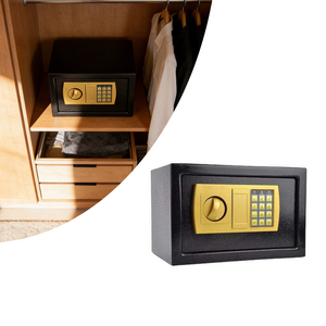 Coffre-fort électronique numérique sécurisé avec mot de passe, petit coffre-fort pour la maison, le bureau et le stockage d'argent et de bijoux - Product Image 1