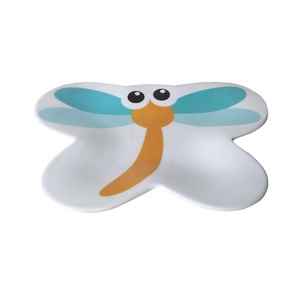 OEM plástico de los niños de platos plato de melamina de niños postre libélula de melamina de placas para casa, restaurante - Product Image 3