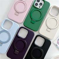 Coque magnétique de luxe en silicone liquide véritable pour iPhone 14 15 16 Pro Max Housse étanche en microfibre avec fonction antichoc