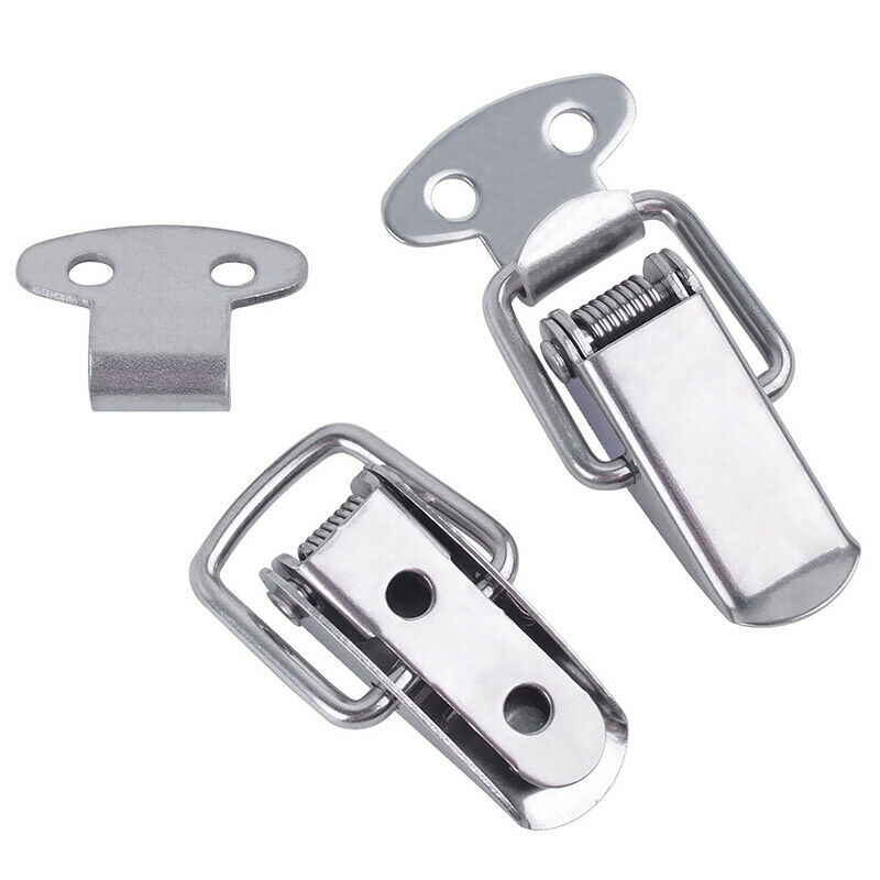 Подпружиненный нагрудный ящик для инструментов из нержавеющей стали, замок с защелкой, Рычажная защелка