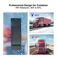 Traceur GPS de conteneur alimenté par batterie solaire 8000mAh à bas prix personnalisé pour le transport maritime pour camions
