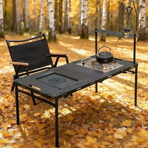 Cuisine extérieure en aluminium pour la <span class=keywords><strong>randonnée</strong></span>, la pêche, le camping, le barbecue, table de pique-nique pliable, portable, multifonctionnelle, légère - Product Image 1