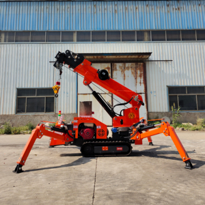 Pequeña grúa sobre orugas Mini autopropulsado <span class=keywords><strong>de</strong></span> alta calidad Precio Presupuesto Inalámbrico Venta caliente Spider Crane Fly Jib Boom Spider Crane - Product Image 4
