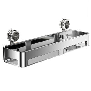 Estante de Baño de Acero Inoxidable con Ventosa, Rectangular, para Esquina, 7cm de Profundidad, Duradero, Sin Necesidad de Perforación - Product Image 3