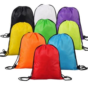 Customized Dark Blue <b>Large</b> Capacity Easy Carry Fitness Drawstring <b>Bag</b> Personalized Drawstring <b>Bag</b> - Product Image 1