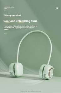 Custom Logo Cooling Bladeless Hand Free Hanging Mini Portable <b>Neck</b> Fan Usb Rechargeable Adjustable 3 Speeds <b>Cooler</b> <b>Neck</b> Fan - Product Image 5