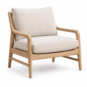 Canapé de jardin minimaliste haut de gamme 1 place avec coussin en mousse haute densité, résistant aux UV, en rotin, meubles de salon - Product Image 4