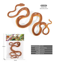 Figura de Simulación de Serpiente de 110-123 cm, Juguete de Plástico Suave, Modelo 3D de PVC