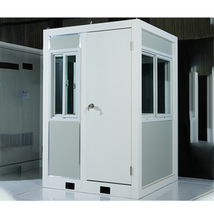 Cabine <span class=keywords><strong>de</strong></span> sécurité extérieure TOPPRE, poste <span class=keywords><strong>de</strong></span> garde préfabriqué à vendre, abri <span class=keywords><strong>de</strong></span> gardien portable, cabine <span class=keywords><strong>de</strong></span> billetterie pour événements, poste <span class=keywords><strong>de</strong></span> sécurité extérieur moderne - Product Image 1