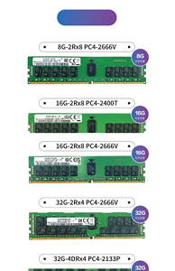 Módulo de Memoria para Servidor USMicron Krsamsung de <span class=keywords><strong>16GB</strong></span> 32GB DDR4 REG <span class=keywords><strong>ECC</strong></span> 16G 32G PC4-2133 2400 2666 2933 3200 MHz 2R*4 1R*4 LGA 2011-3 - Product Image 3
