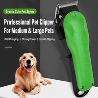 Kit de toilettage électrique professionnel pour animaux de compagnie et tondeuse à poils sans fil pour chiens et chats