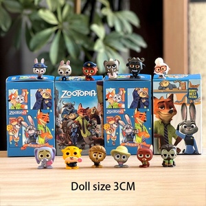 ฟิกเกอร์น่ารักจากซีรีส์ใหม่ ซูโทเปีย จูดี้และนิค ของตกแต่ง DIY เหมาะสำหรับเด็กผู้หญิงเล่นบทบาทสมมติ เกม  ลูกปัดพีวีซี - Product Image 5