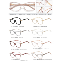 MS 82231 Femmes TR90 Lunettes De Luxe Lunettes Cadre Prescription Bleu Lumière Blocage Super Léger Optique Montures Colorées