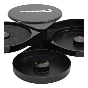 Juego de Azucarera para Cócteles Shorbull Black Froster, Accesorio de Bar de Plástico PS Reutilizable y Duradero para el Hogar, Restaurante, Fiesta, Estilo Minimalista - Product Image 5