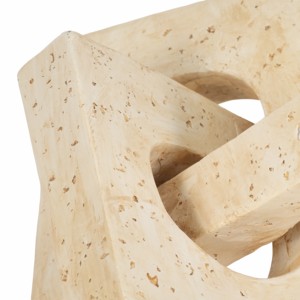 Statuetta in resina geometrica dal design moderno e sagomato per l'arredamento di casa e ufficio - Product Image 4
