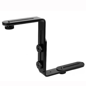 Support de flash pour appareil photo de type Double L, support métallique portable pour accessoire d'éclairage flash DSLR - Product Image 3
