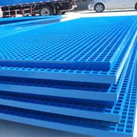 Grilles de sol en fibre de verre FRP GRP Grille moulée en plastique renforcé de fibre de verre