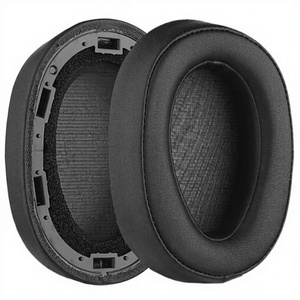 Coussinets d'oreille en cuir protéiné de remplacement pour casque Sony MDR-100ABN WH-H900N, coussinets d'oreille en mousse à mémoire de forme souple - Product Image 2