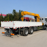 Prix d'usine Sinotruk HOWO Camion-grue à flèche articulée télescopique, Camion-grue de chantier, Camion-grue de transport de marchandises à vendre