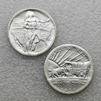 Pièces de monnaie commémoratives de style antique UNC 1926-1939, demi-dollar commémoratif de la route de l'Oregon des États-Unis, cadeaux, décoration intérieure