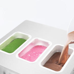 Machine à glace molle/yaourt au chocolat au lait, neuve, sur pied, cinq saveurs, haute productivité, en acier inoxydable 304, de l'usine OEM - Product Image 5