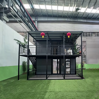 Casa Prefabricada en Contenedor Expandible de 20 pies, Impermeable, con Cocina, Fácil de Transportar, Vivienda Portátil de Lujo para Familias