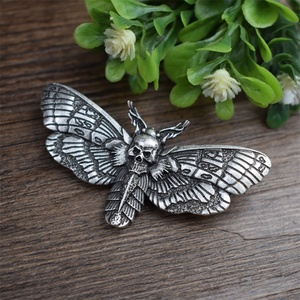 เข็มกลัดผู้หญิงลายแม่มดฮาโลวีน หัวกะโหลก <span class=keywords><strong>ผีเสื้อ</strong></span> แมลงปีกแข็ง - Product Image 5