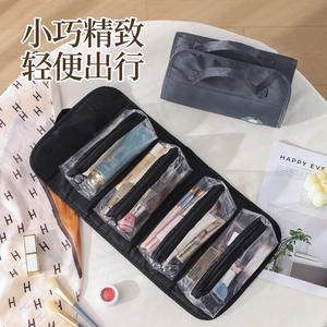 Sac de maquillage de voyage Beilian, grande capacité, rangement compartimenté, séparation humide/sec, trousse de toilette portable - Product Image 3