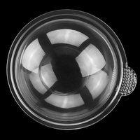 Boîte à bulles sphérique en plastique PET, coque transparente, emballage pour bombe de bain