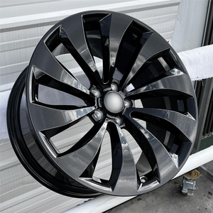 Jantes en alliage forgé à rayons biseautés élégants, finition brillante CNC, roues en aluminium 6061 pour modification automobile haut de gamme - Product Image 2