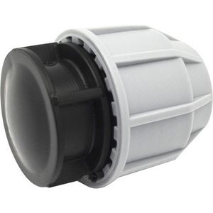 Tapa final azul Dianflex de 75 mm para tuberías de polietileno compuesto - Product Image 1